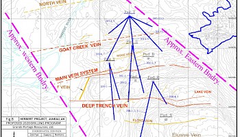 2020 New Amalga Gold Project Drill Map